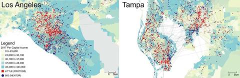 Los Angeles and Tampa