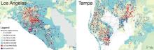 Los Angeles and Tampa