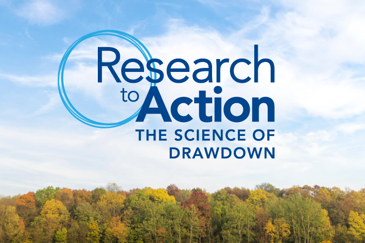 climate solutions conference Research to Action: The Science of Drawdown.